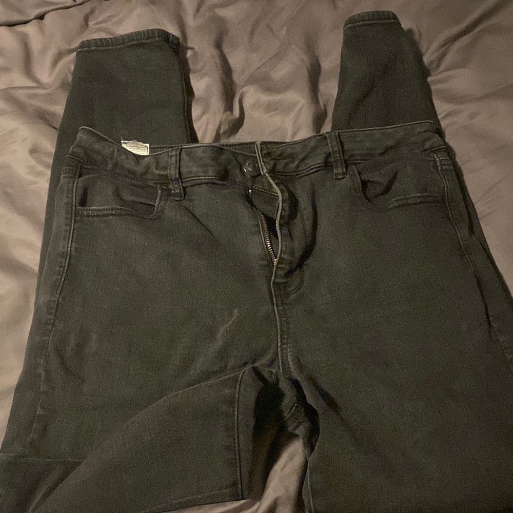 Black American Eagle high rise jegging